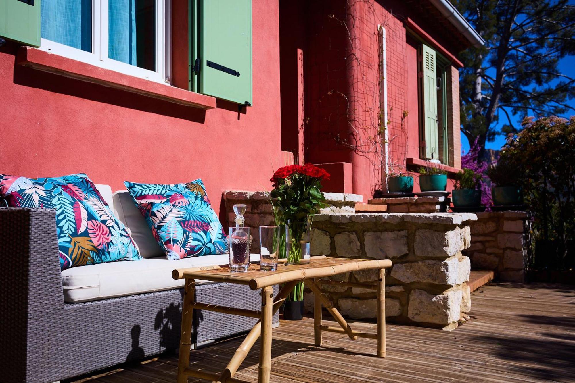 Appartements Avec Jardin Dans Villa Rocaille كاسيس المظهر الخارجي الصورة